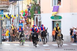 Il Palio degli Asini di Cameri e i suoi rioni.