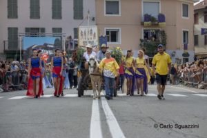 Il Palio degli Asini di Cameri e i suoi rioni.