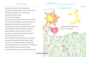 L'incipit del libro per bambini "Il Bel Principe di Proprioqui" di Ernesto Cescon.