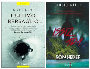 La copertina italiana e turca dell’Ultimo bersaglio, secondo thriller di Giulio Galli