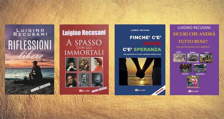 Luigino Recusani e i suoi quattro libri